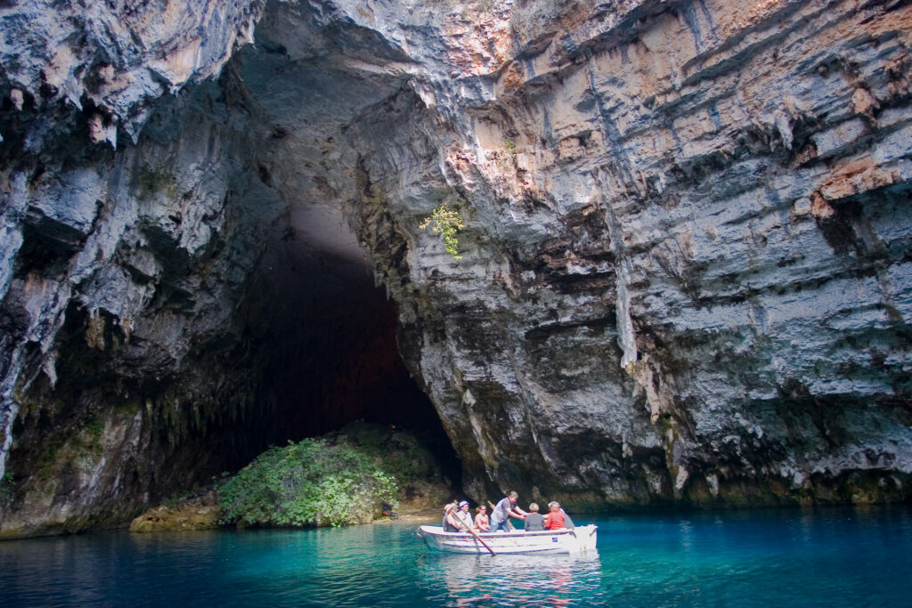 Melissani-grotten Kefalonia