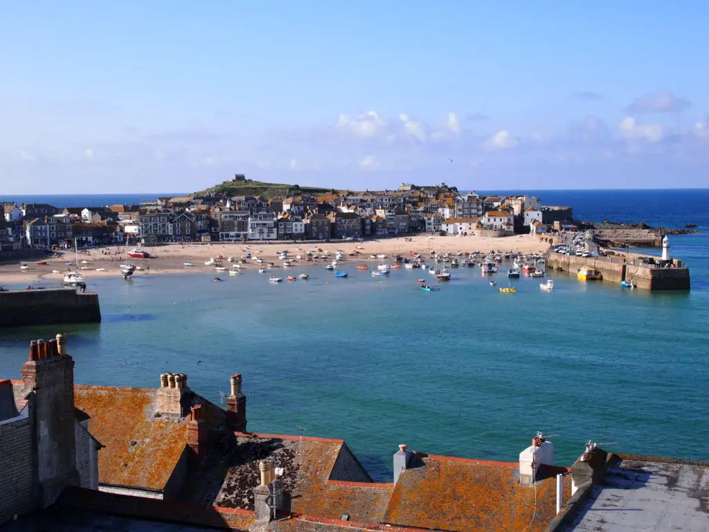Penzance er lengst syd i Cornwall