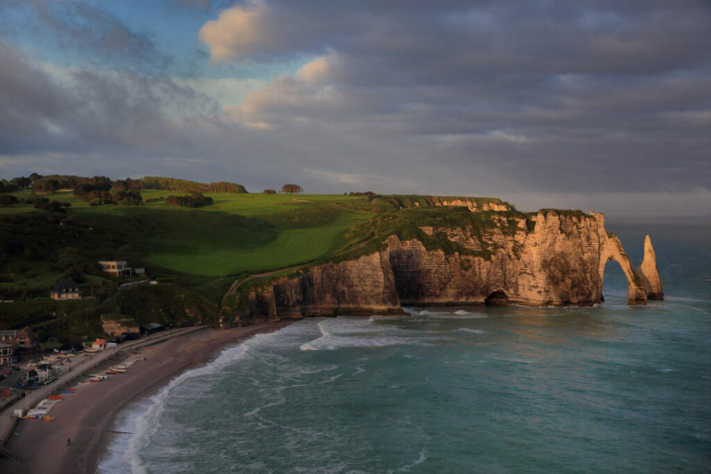 Etretat, Normandie i Frankrike