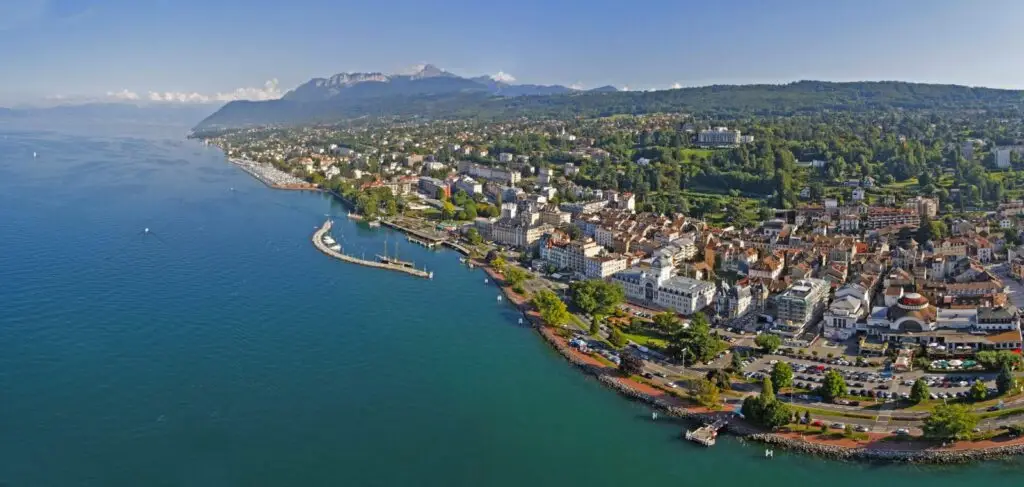 Evian - flyfoto
