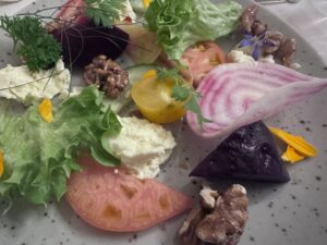Nydelig forrett på Tofta Herrgård