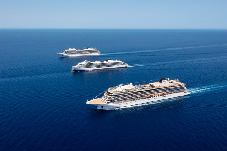 Cruiseskip på hydrogen: hva betyr det for utslippene? Viking Octantis, Viking Star og Viking Sea